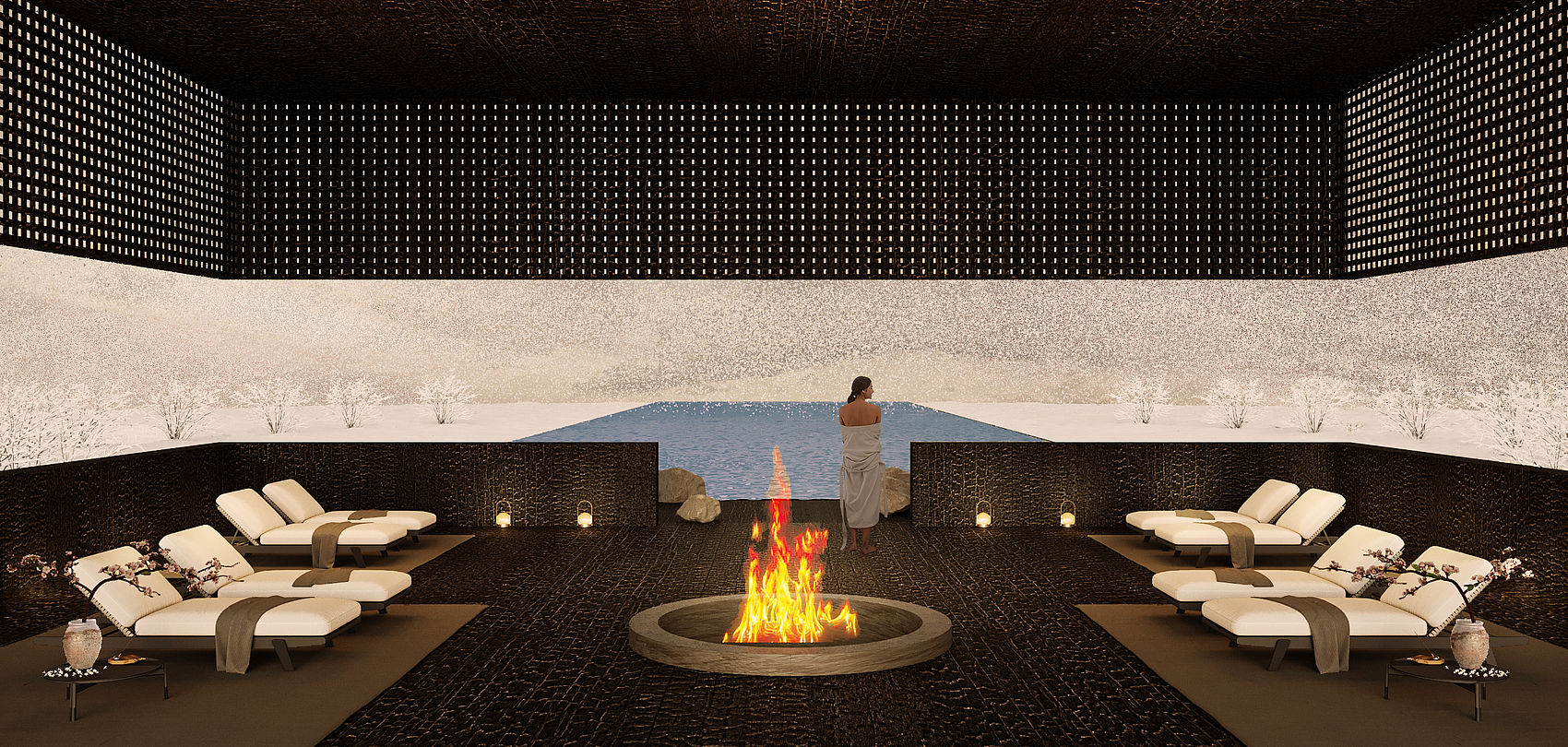 TechnoAlpin Indoor Biophilic Design Mädchen Natur