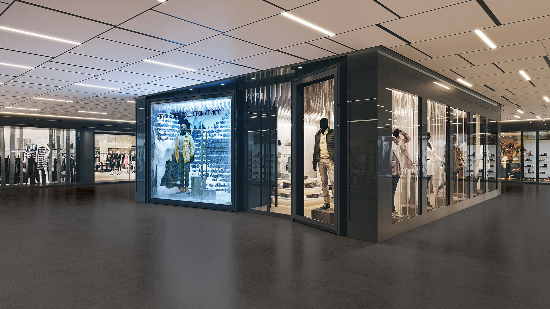 TechnoAlpin SnowRoom expérience shopping